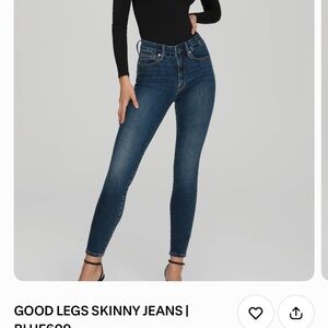 Good American Dark Blue Skinny Jeans